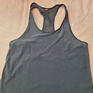 Lululemon green mesh tank top